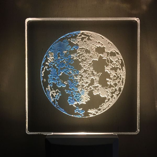The moon light impression lamp